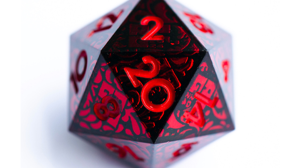 Level up your game with @dispeldice and the beautiful Rococo Red Iconic D20 3-Piece set this #FreeRPGDay! Dispel Dice offers luxury dice, designed in California. Find your participating store here > freerpgday-next.vercel.app/gamers
