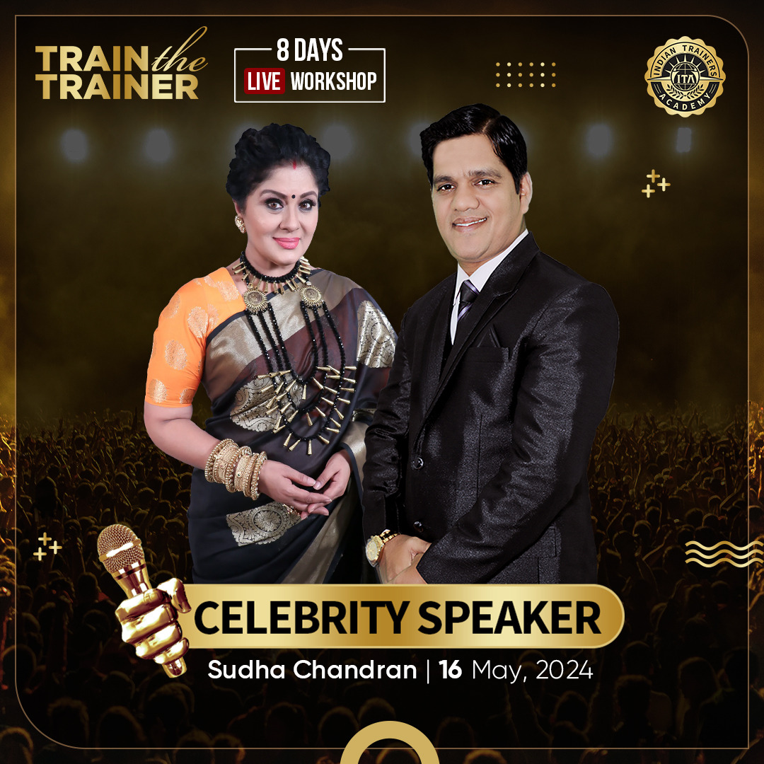 🌟🎭 Exciting Announcement! 🎭🌟

🚀 We are honored to announce that the inspirational Ms. Sudha Chandran will be joining our Train The Trainer program on May 16th, 2024! 🌟💡

#SudhaChandran #TrainTheTrainer #Empowerment #Transformation #Resilience #Motivation