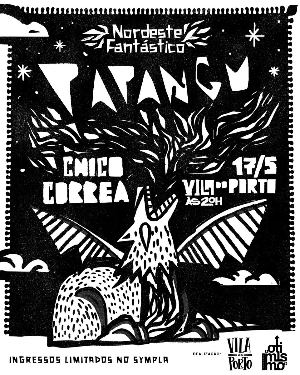 ChicoCorrea's tweet photo. NORDESTE FANTÁSTICO apresenta Pré São João Troncho com PAPANGU e CHICO CORREA, 17.05 na VILA DO PORTO https://t.co/5g9SbZ2Ehc