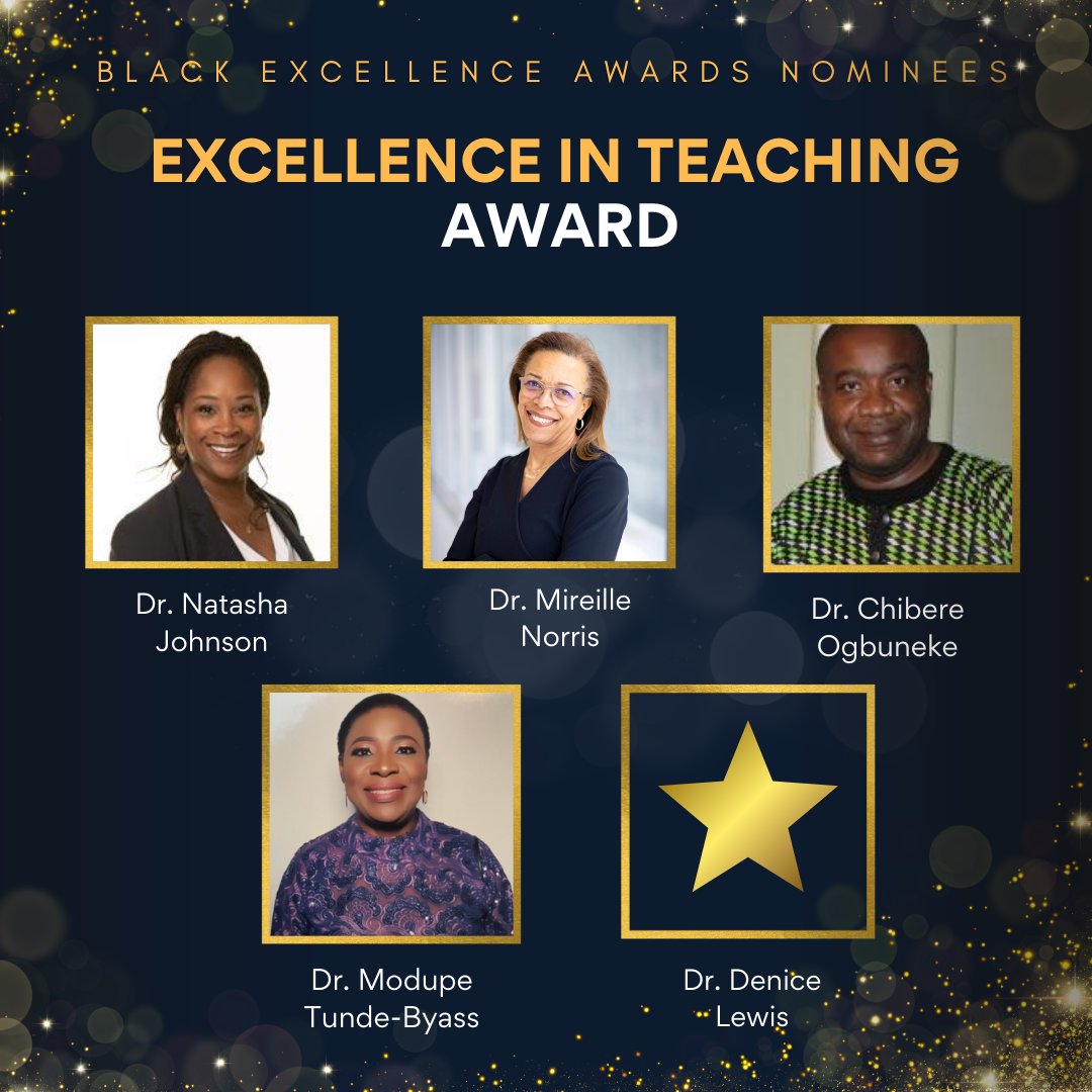 Meet the nominees for the Excellence in Teaching Award category – celebrating educators fostering inclusivity and equity in medical education. Cast your vote now: loom.ly/_JsT7F4 Polls close May 20th. 🎉 #BlackExcellenceAwards #VoteNow'