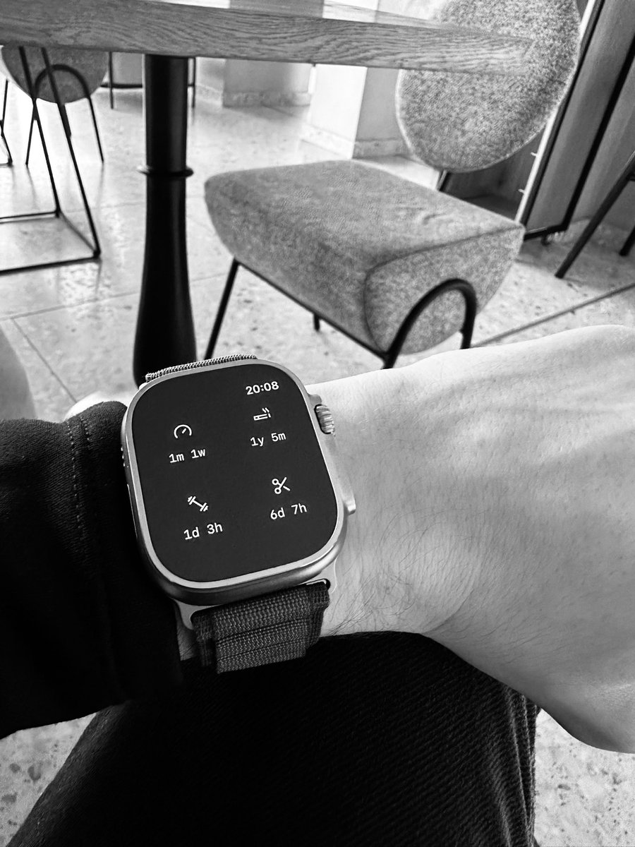 I have to admit: the Ultra goes really well with my app: TillNow 🤍