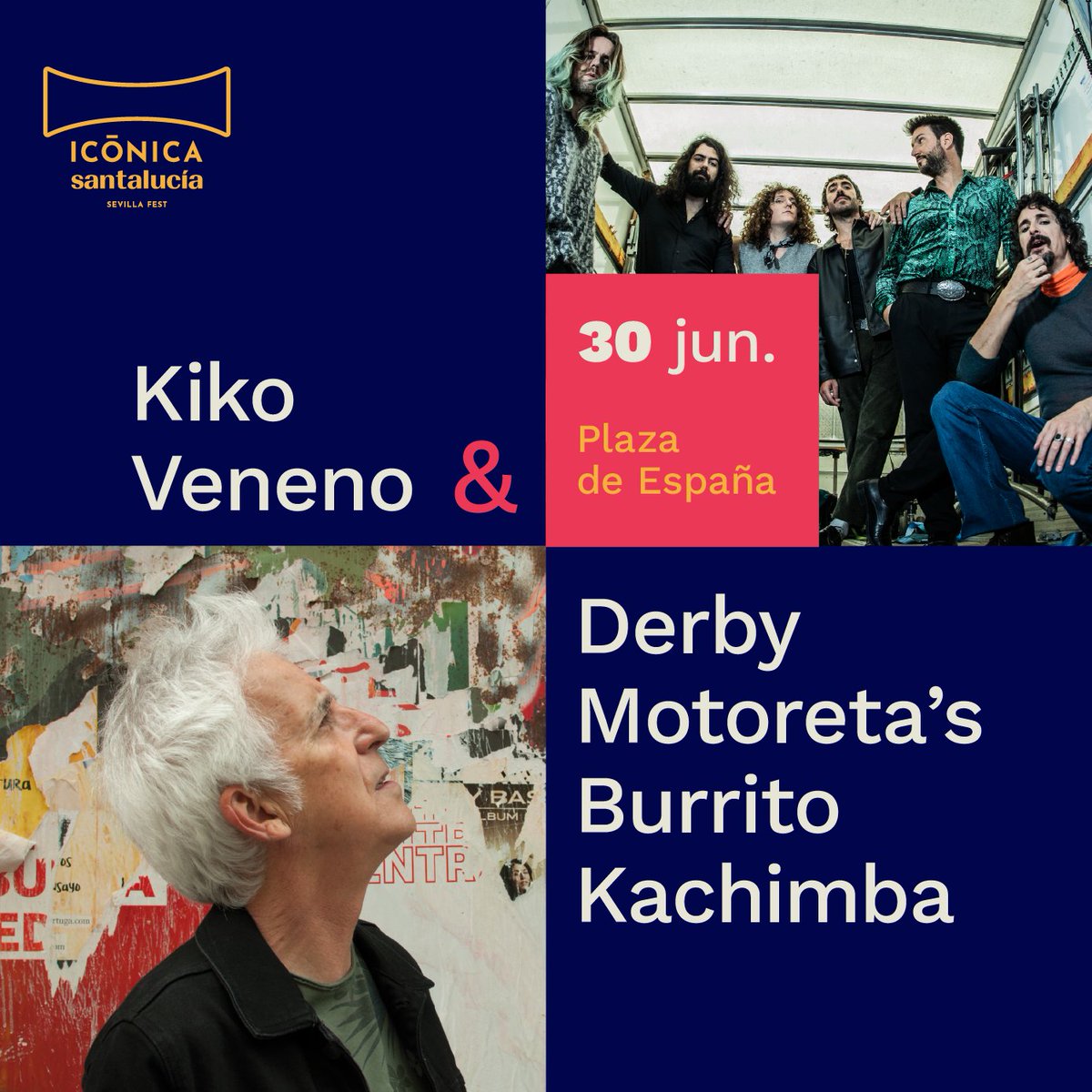 se va a liar una tan gorda que cuantos más seamos mejor!
así que.. te vienes? YO INVITO

sigue a <a href="/iconicafest/">Icónica Santalucía Sevilla Fest</a> y a nosotros para participar
RT este tuit, regalo 1 entrada doble!

no te vienes conmigo? sin rencor, entradas aquí iconicafest.com/kiko-veneno-de…

#ICÓNICASANTALUCÍASevillaFest