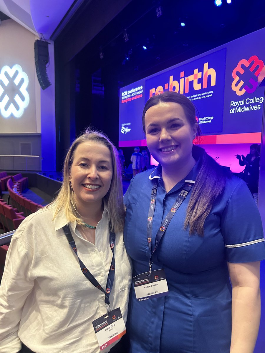 #RCMConf2024 - Incredible opportunity to be invited to speak about Preceptorship @LiverpoolWomens and Early Career Midwives Leadership Development. So proud to be joined on stage by Chloe sharing her own experience and aspirations for the future #preceptorshipmatters #inspire