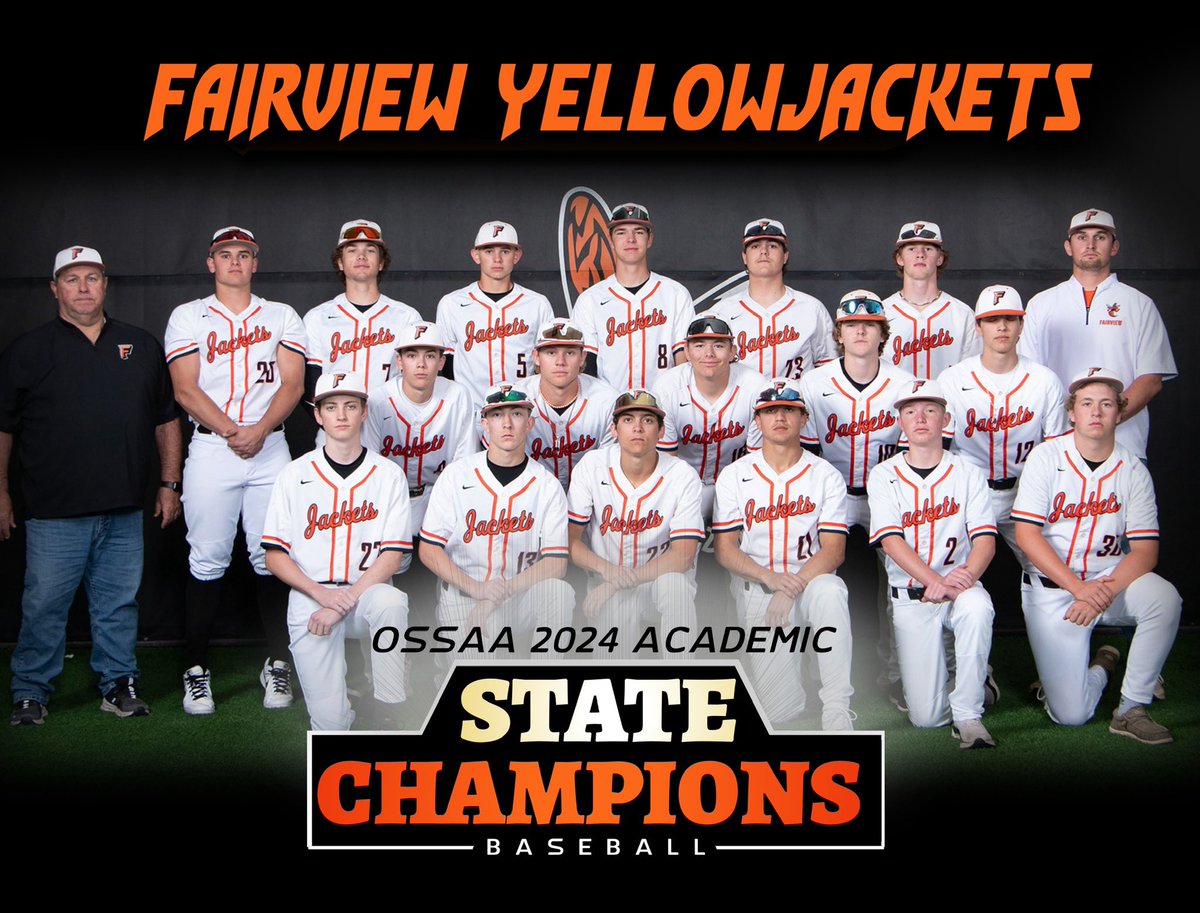 FV_athletics1's tweet image. All the applause👏🏼👏🏼👏🏼 for the Yellowjacket baseball team…Class 2A STATE ACADEMIC CHAMPIONS! #jacketbaseball
