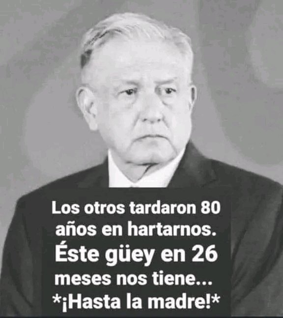 Quién más está dé acuerdo con esta descripción del 

#NarcoPresidenteAMLO56 

ESTE SEXENIO ES EL MAS CORTO DE TODOS

PERO SE SIENTE COMO SI FUERAN DOS SEXENIOS!

NO SE ACABA!