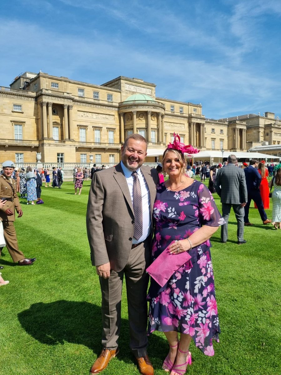 Had the best day with Mrs H representing my Trust at the Royal Garden Party today at Buckingham Palace. A very proud day #teambit