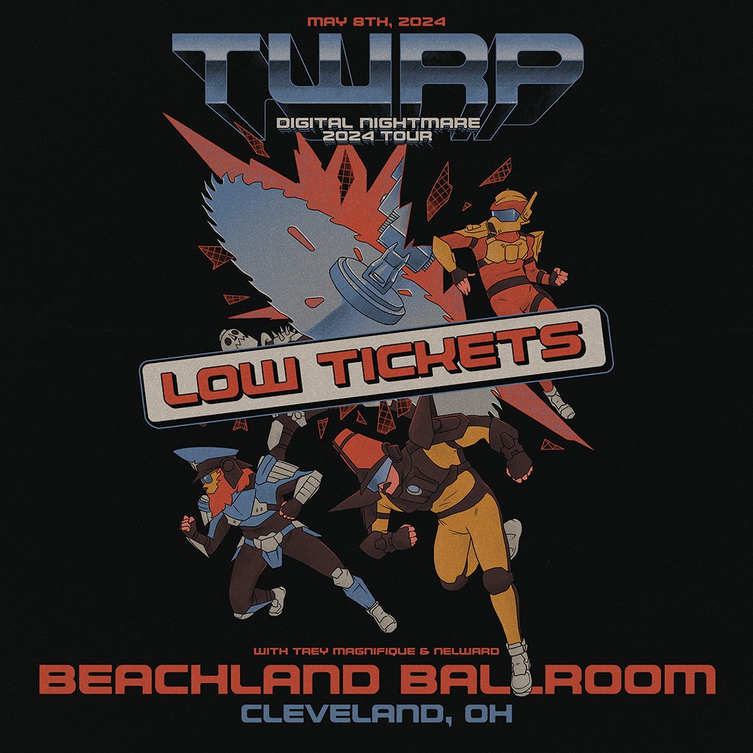 ⚡2NITE⚡ Tickets are real low! Let's try and sell this thing out Cleveland! >>> Tix.to/TWRP <<< @bwecht @nelward64 @RealGoodTouring