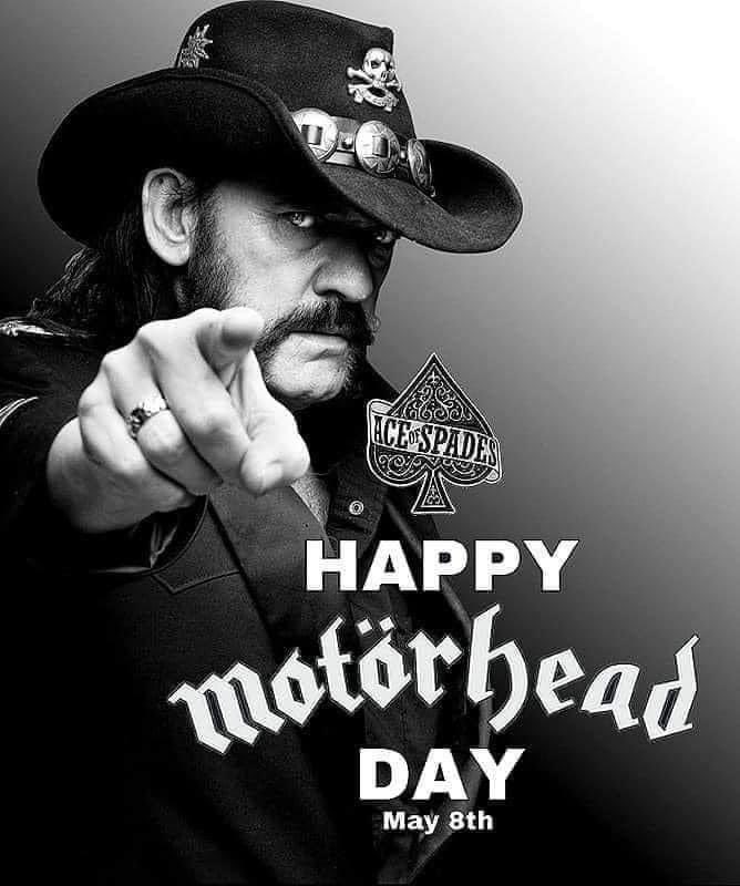 Simestone's tweet image. Happy Motörhead Day