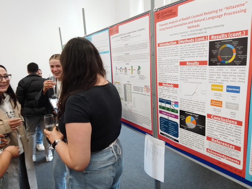 Our Generation Science event showcases the work of our graduating  #forensics #biomed #foodscience BSc(hons) students, whose posters display their final year research on topics including wildlife crime, bacteria evolution, arson, fingerprints, textures, drugs...