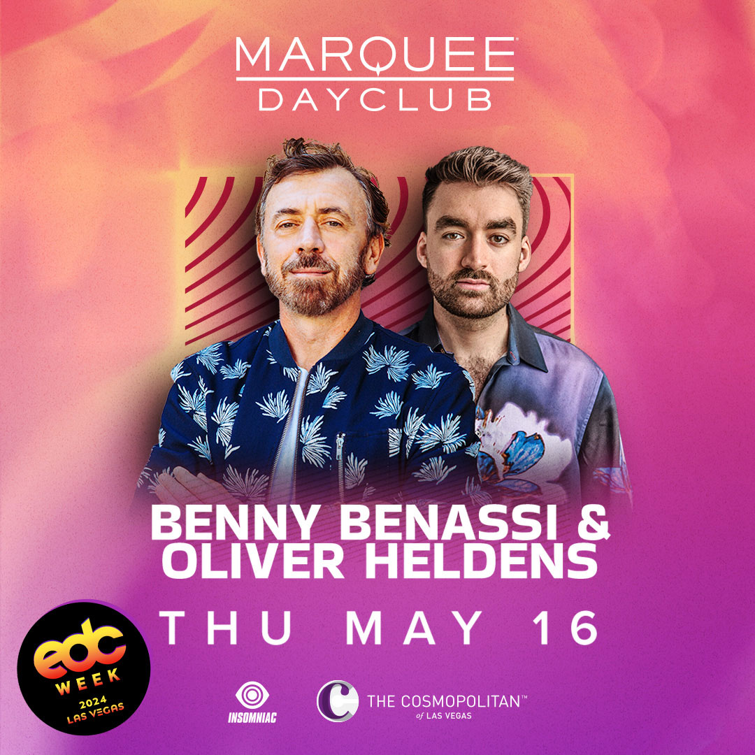 Playing at @marqueeLV @bennybenassi for @EDC_LasVegas Week 🥳💦 05.16 tickets.taogroup.com/e/marquee-dayc…