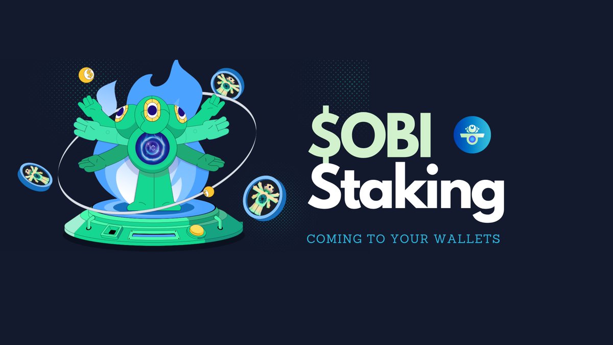 The Orbofi community has spoken, and we have listened! $OBI staking coming to your wallets, and to CEXs near you