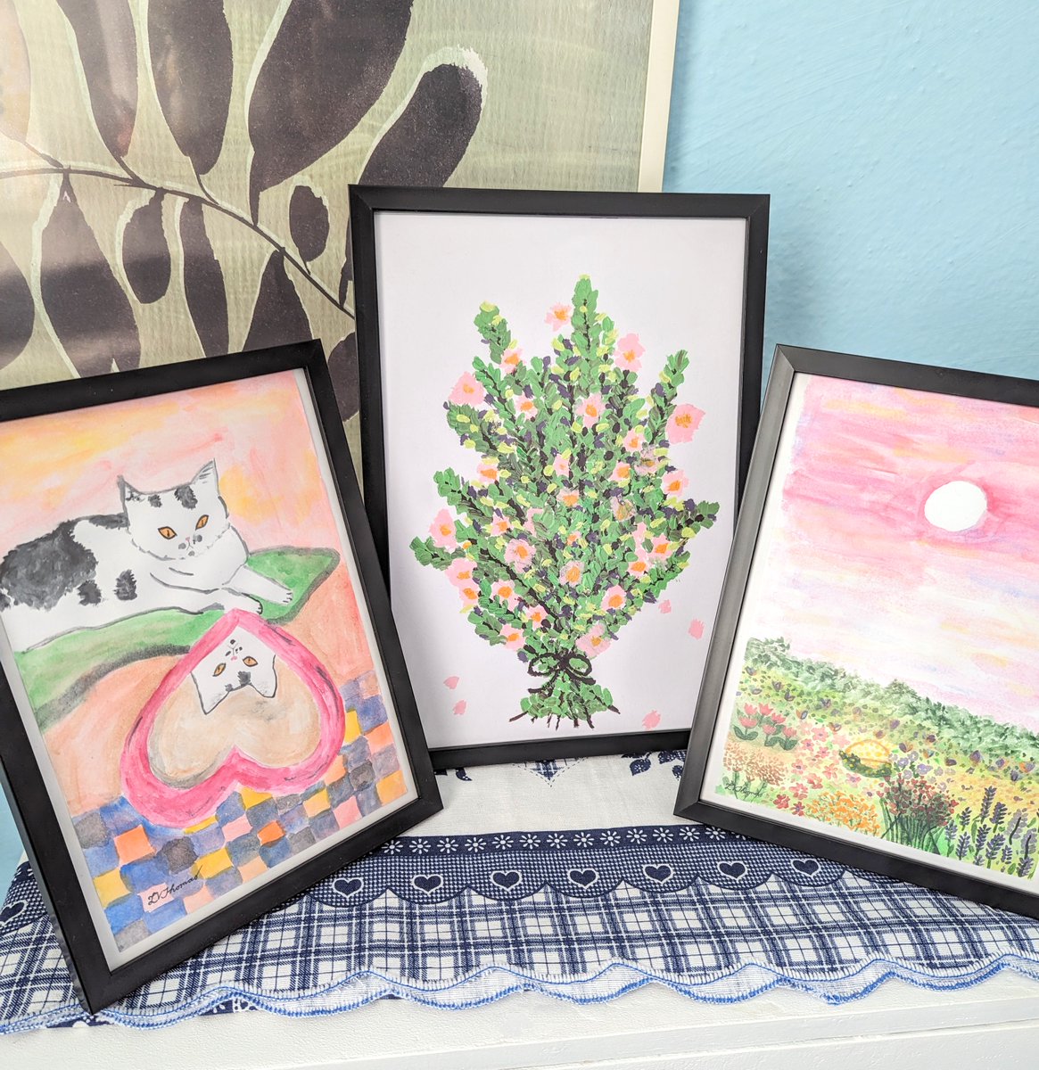 Mini art collection is now live on our site 💗💐🐱