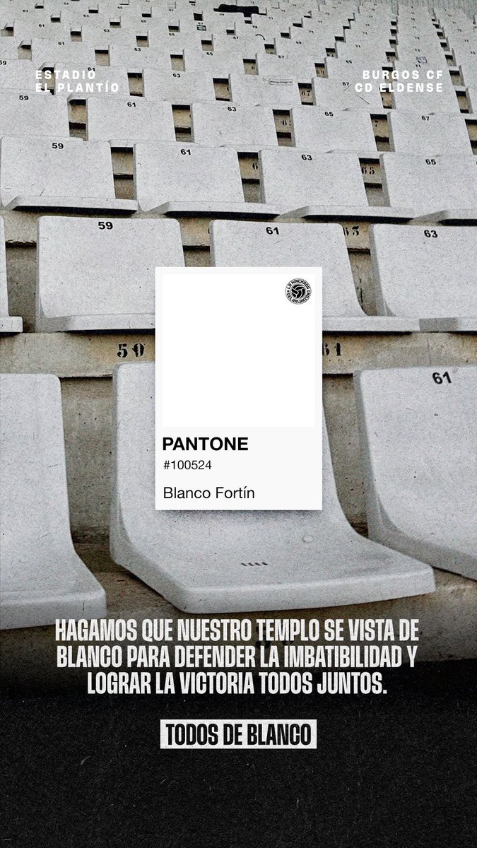 Viernes, laborable... muchos lo seguirán por la radio desde la fábrica, muchos se han cogido el día libre como hacía el gran Piné... 
Por todos ellos, éste partido no se falla, todos de blanco y a fuego desde el minuto 1.

Seguiremos juntos tú y yo, de camino a....

LHDA