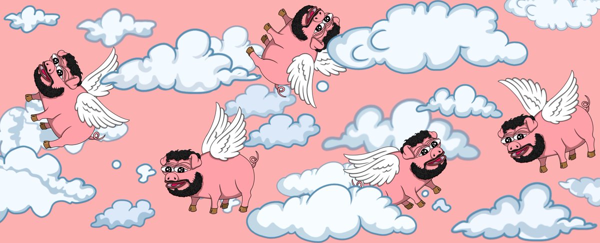 Day 2 Update:

-MC- $15k  Lots of upside 
-Holders- 279 Diamond Hands 
-24hr volume - $272k (less than 24 hrs old)
-liquidity- $12k (this coin should be $100k-$200k easy)

Our team isn’t gonna stop. We need help from our community tho. 

LIKE ,RT, FOLLOW, COMMENT ALL POSTS! $PIG