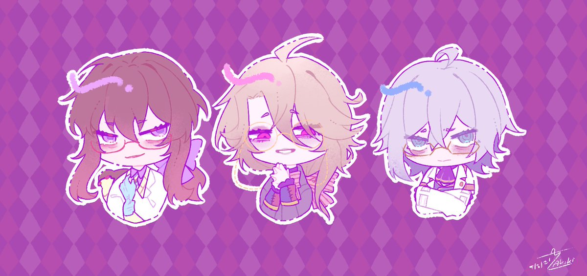 I don't have a type I don't have a type I dont- (I'd love to see more of Dupin and Victor 🙏)#hatofulboyfriend