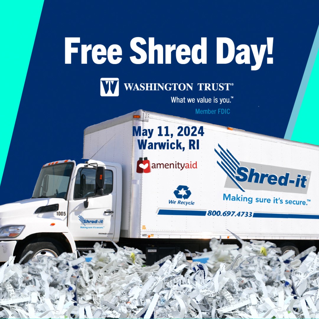 Free Shred Day coming to Warwick! See details ow.ly/HaQs50RzLwI