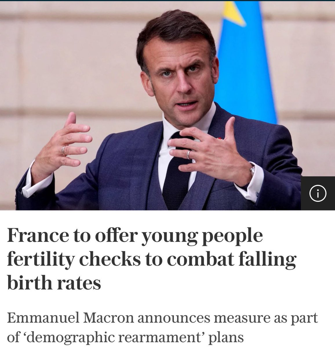 emmanuel macron is the first childless president of the fifth republic.