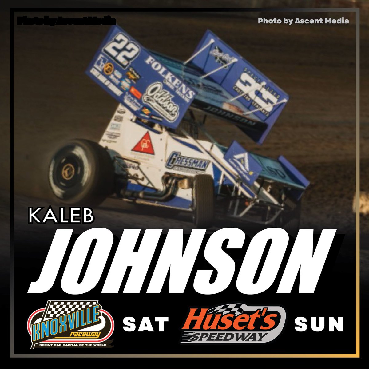 The weekend plan is @knoxvilleraces and @HusetsSpeedway for @Kaleb___Johnson! #TeamILP