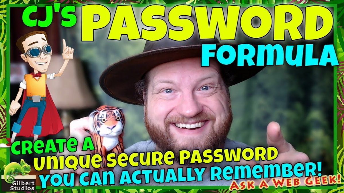 VIDEO: How to Create a Unique Secure Password You Can Actually Remember with CJ's Password Formula WATCH: buff.ly/3xnZjaD Watch, LIKE, Comment & Share! we understand... The Internet is a Jungle! #smallbusiness #businesstips #business101 #entrepreneur #workfromhomedad