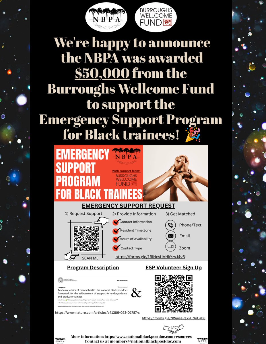 We're thrilled to announce that the NBPA was awarded a $50,000 grant from the <a href="/BWFUND/">BWFUND</a> <a href="/amays_bwfund/">Alfred M. Mays</a> to support the further development of our Emergency Support Program for Black trainees!🙌🏾 
We're grateful and excited for the positive impact this will have in the lives of many❤️‍🔥