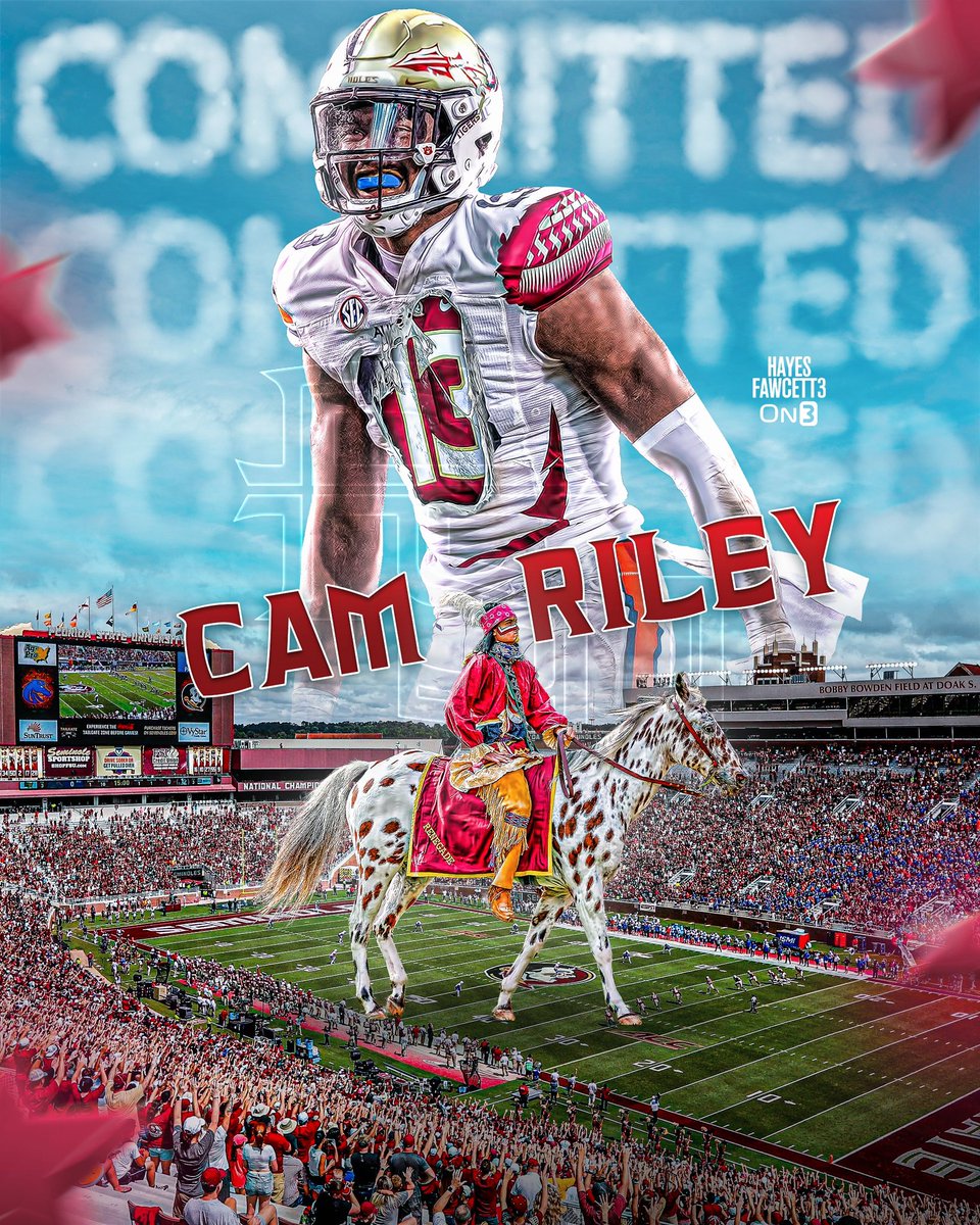 BREAKING: Former Auburn LB Cam Riley has Committed to Florida State, he tells @on3sports The 6’4 240 LB has totaled 108 Tackles and 2.5 Sacks in his College Career thus far Will have 1 year of eligibility remaining on3.com/db/cam-riley-1…