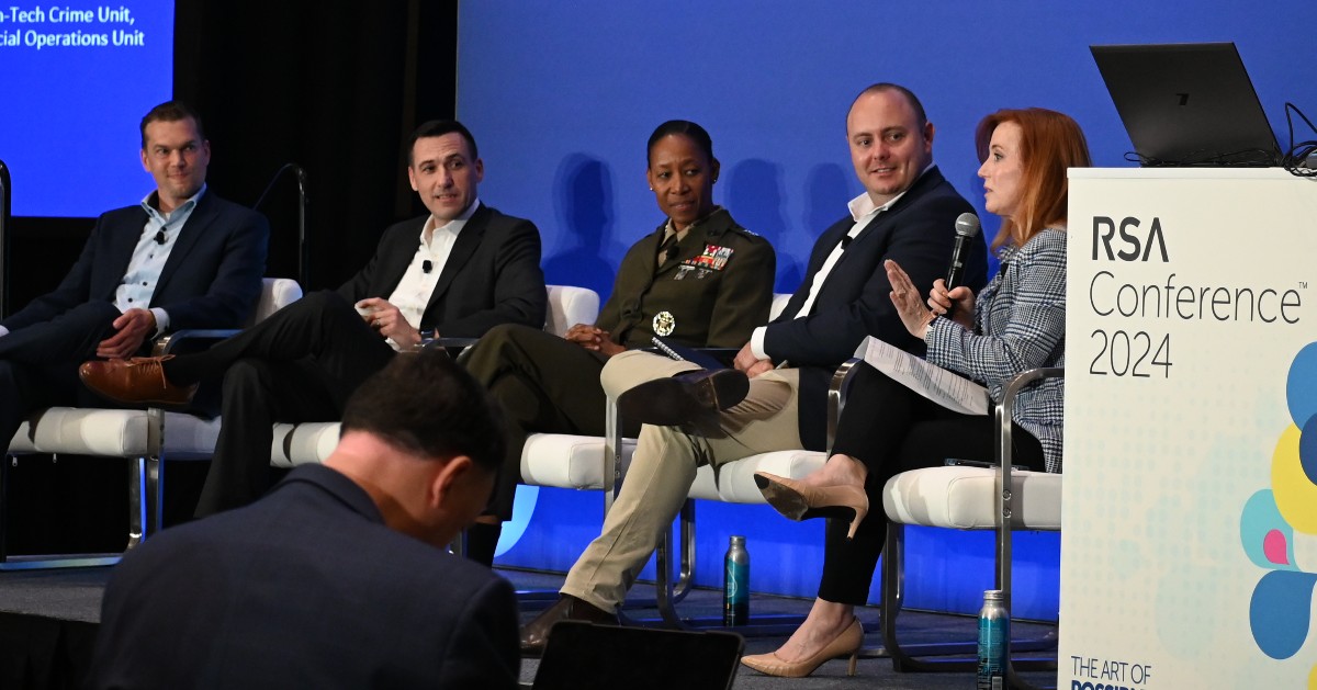 At #RSAC 2024, #FBI Deputy Assistant Director Brett Leatherman and partners from Australia, the Netherlands, and @US_CYBERCOM discussed how collaboration and joint actions can yield more enduring disruptions of cyber threat actors. See upcoming panels: fbi.gov/investigate/cy…