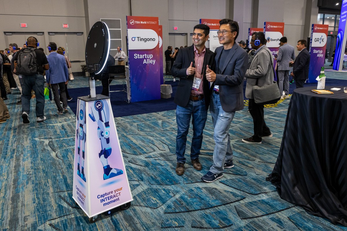 The InteractZone at #TSIAWorld INTERACT spotlights the latest AI innovations in technology! #tsiaworld #technology #AI