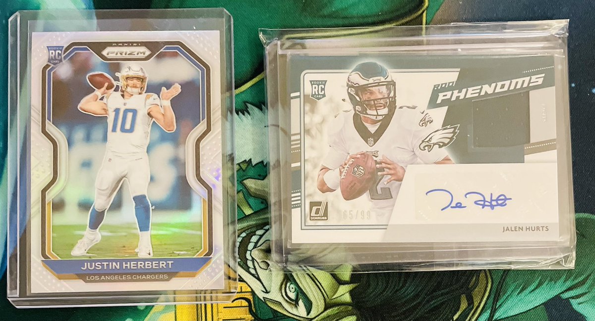Winners Choice!
100 spots at $2.50 per

Justin Herbert Prizm Silver (won’t gem)
Or
Jalen Hurts RPA /99

⚠️ 50/100 ⚠️

RTs appreciated