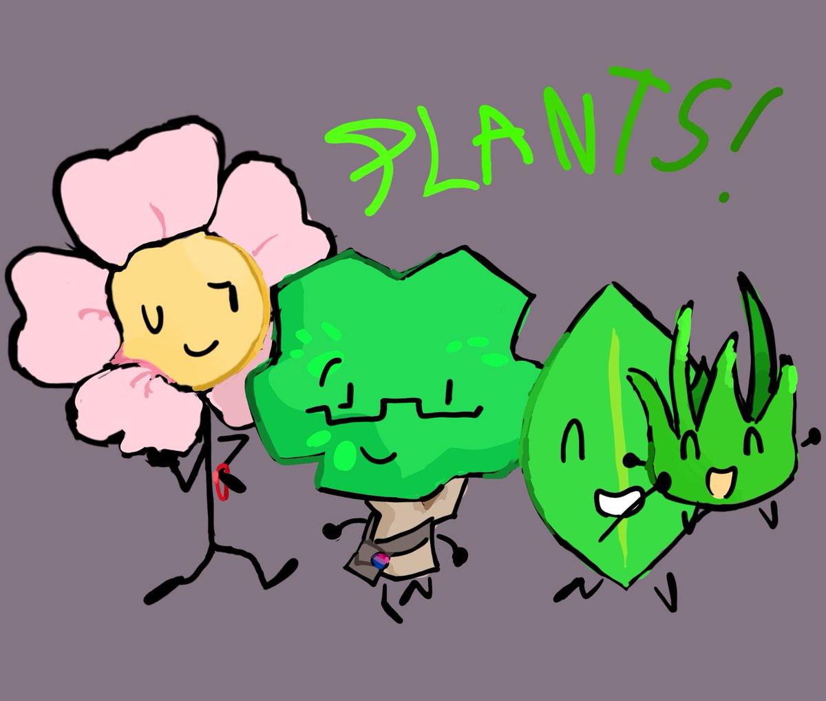 I'm so obsessed with this trio they are so adorable #bfdi #objectshow