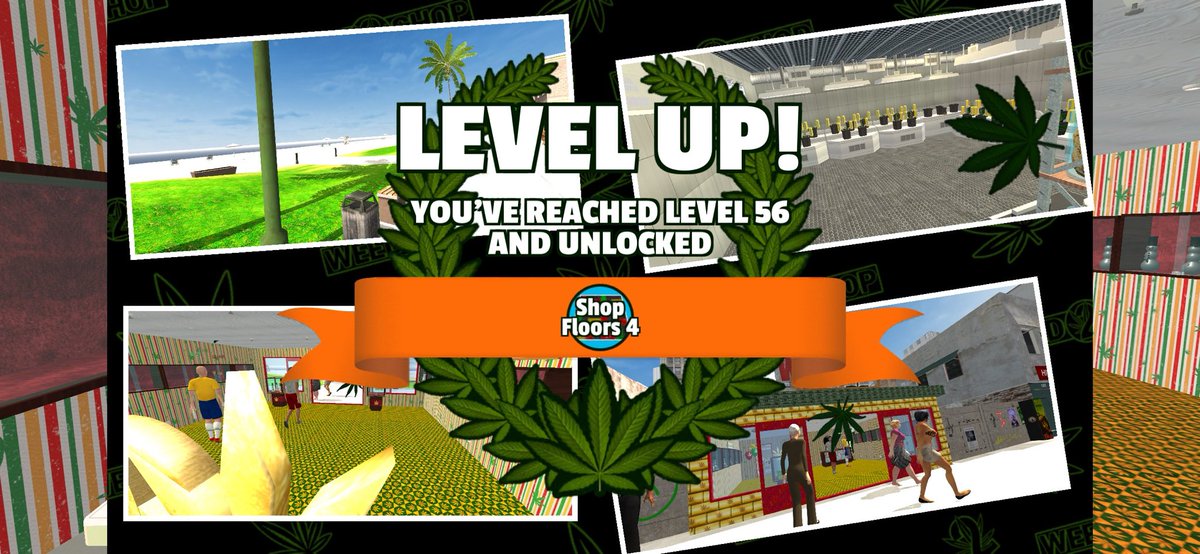 slingincustos's tweet photo. I've reached level 56 running my #weedshop2  Where you at? https://t.co/nM31hOrOcA https://t.co/EknLbDkJpt