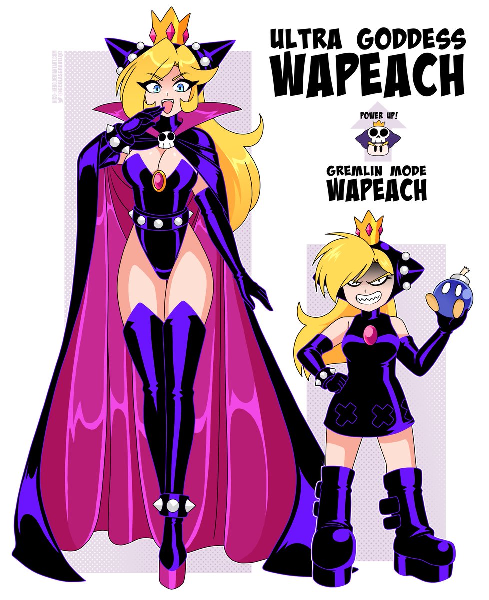 💜 Seeing Double?! The Forms of Wapeach! 💀 #Wapeach #SuperMarioBros 🍄