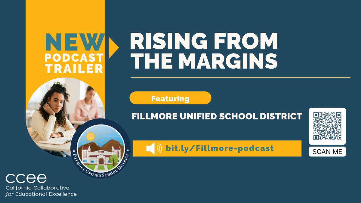 🎙️ New teaser alert! Tune into the latest teaser of #RisingFromTheMargins where we explore the transformative journey of @FillmoreUSD. From intensive support to exceptional results, hear how they're redefining education. bit.ly/Fillmore-podca…📚👩‍🏫 Full episode coming soon! #IAM…