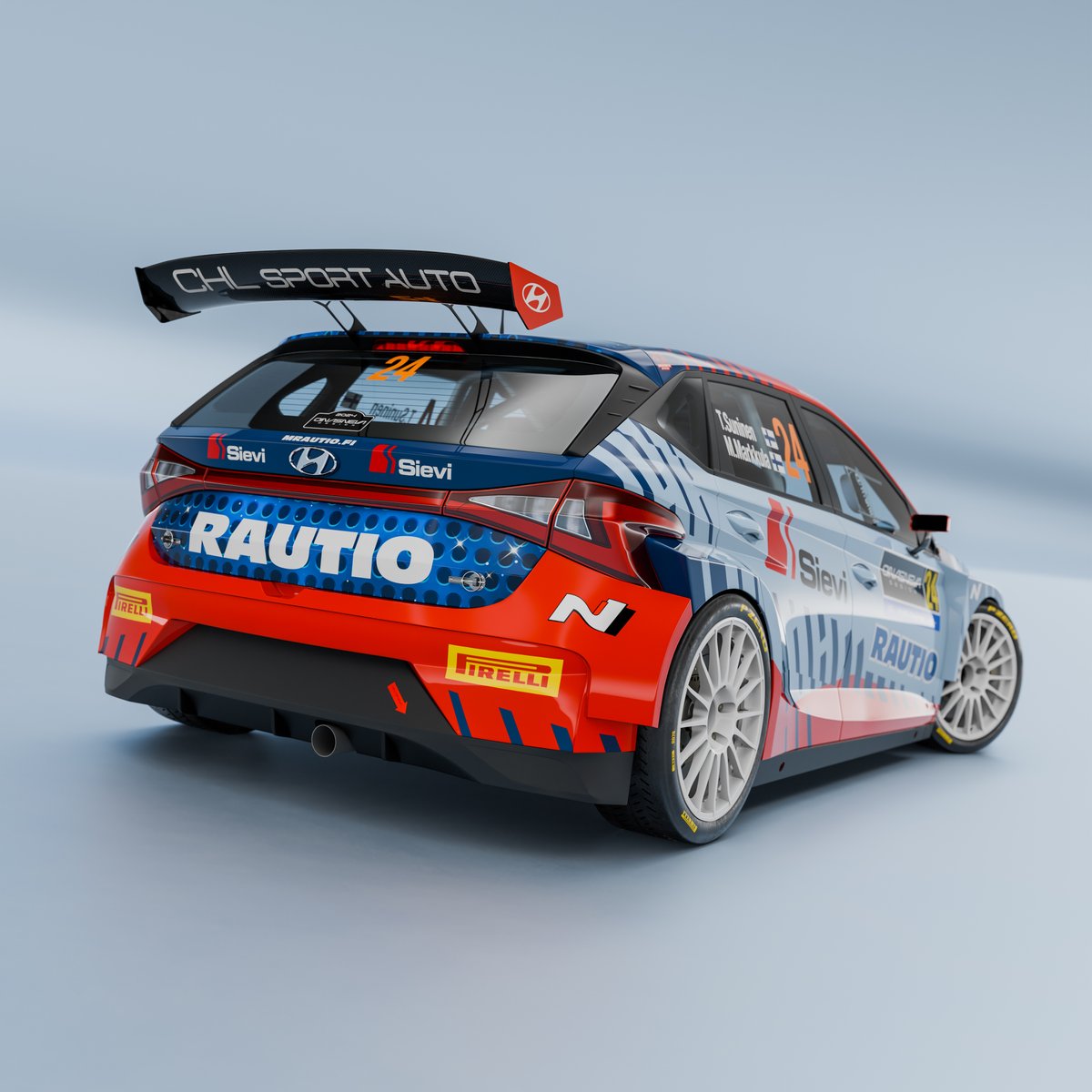 New livery alert ⚠️ Here's the updated livery on our #Hyundaii20Nrally2 for the 2024 WRC2 campaign, what do you think? 😎 #HMSGofficial #WRC2