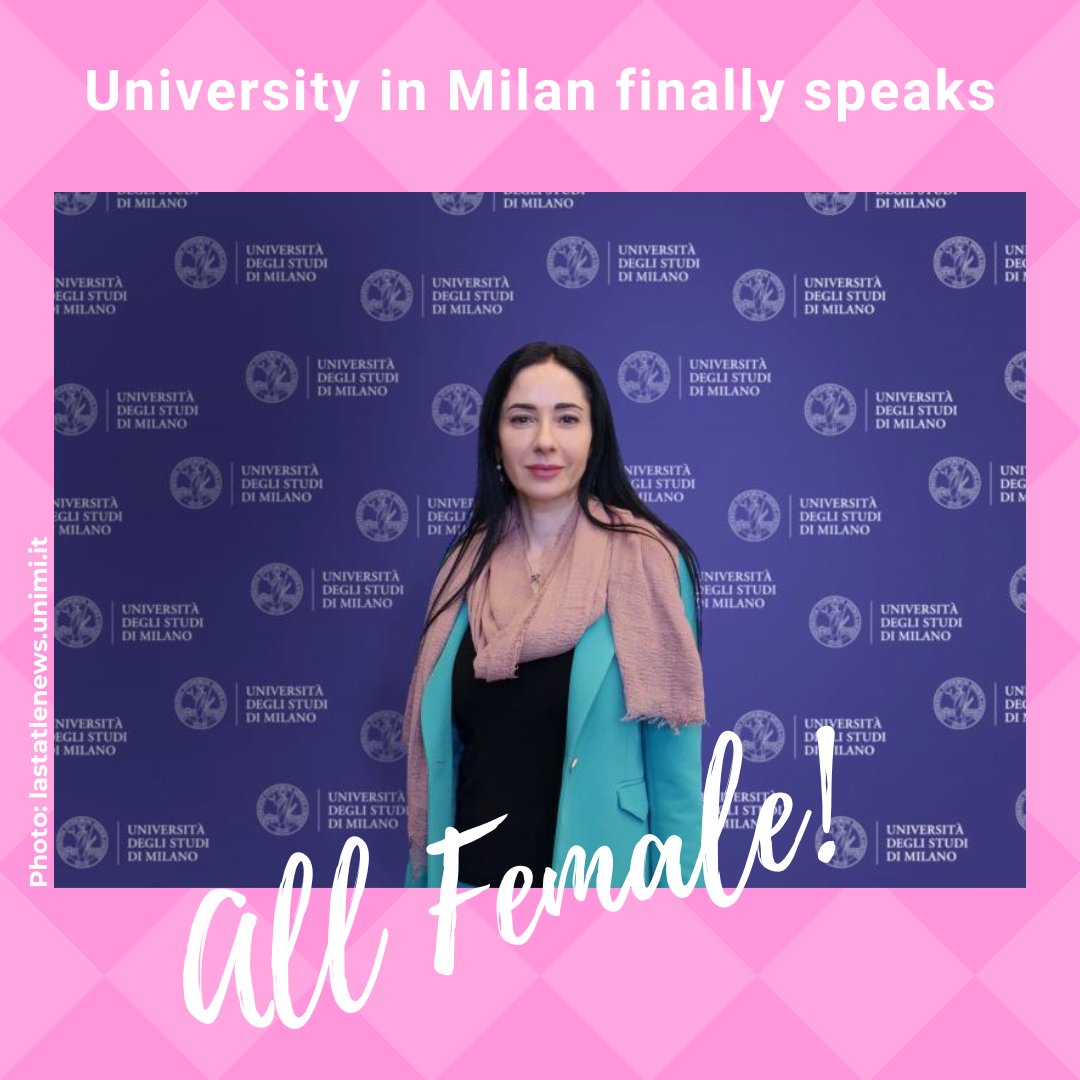 It took one hundred years, but they made it. Marina Brambilla, full professor of German Linguistics, is the new Rector of the Università Statale in Milan. More on our FB & IG.

#italy #italianwomen #univesitastatalemilano #marinabrambilla #italianstories #empoweringwomen #noiaw