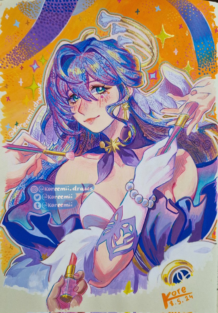 First traiditional drawing I post on twt jdjdks

Happy Robin release day! 💜🕊

#RobinHSR #HonkaiStarRail #HSRFanart