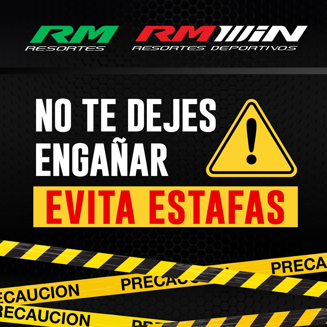 No te dejes engañar, evita estafas🔊⚠

En nuestro mercado están apareciendo resortes de calidad inferior y dudosa procedencia, de parte de empresas que ejercen prácticas de competencia desleal, dañando así a nuestro mercado. 

Instala resortes de calidad.

Instala RM resortes ✔