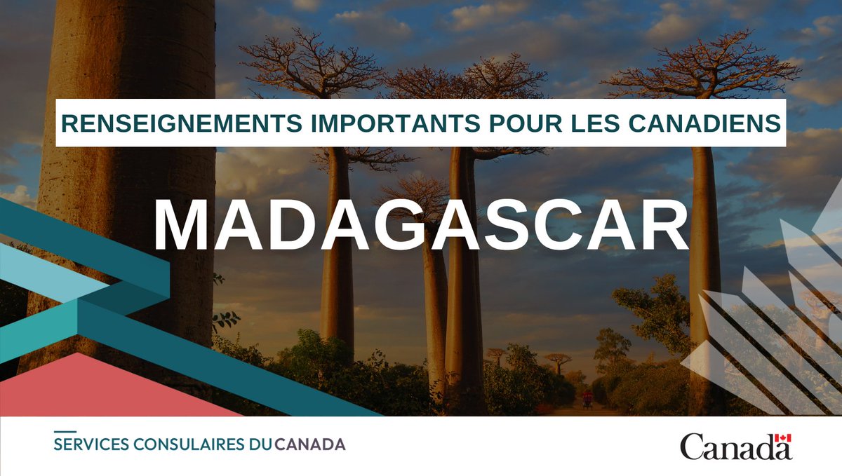 Dans le cadre de l’examen continu de nos pages de conseils aux voyageurs sur les destinations, nous avons revu et mis à jour notre page sur #Madagascar. Consultez souvent nos conseils en cas de mises à jour : ow.ly/b2jg50RzLFZ