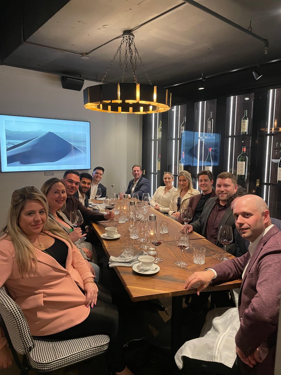 Oak_Bur_Ham_CRE's tweet photo. Last week, #TeamMF hosted a group of clients at a wine tasting 🍷 event, followed by a night of karaoke 🎤
It was a night filled with laughs, good food, and good company, celebrating our clients and the successful deals we’ve closed with them. Thank you for making it out! https://t.co/6gmCyjE7Zf