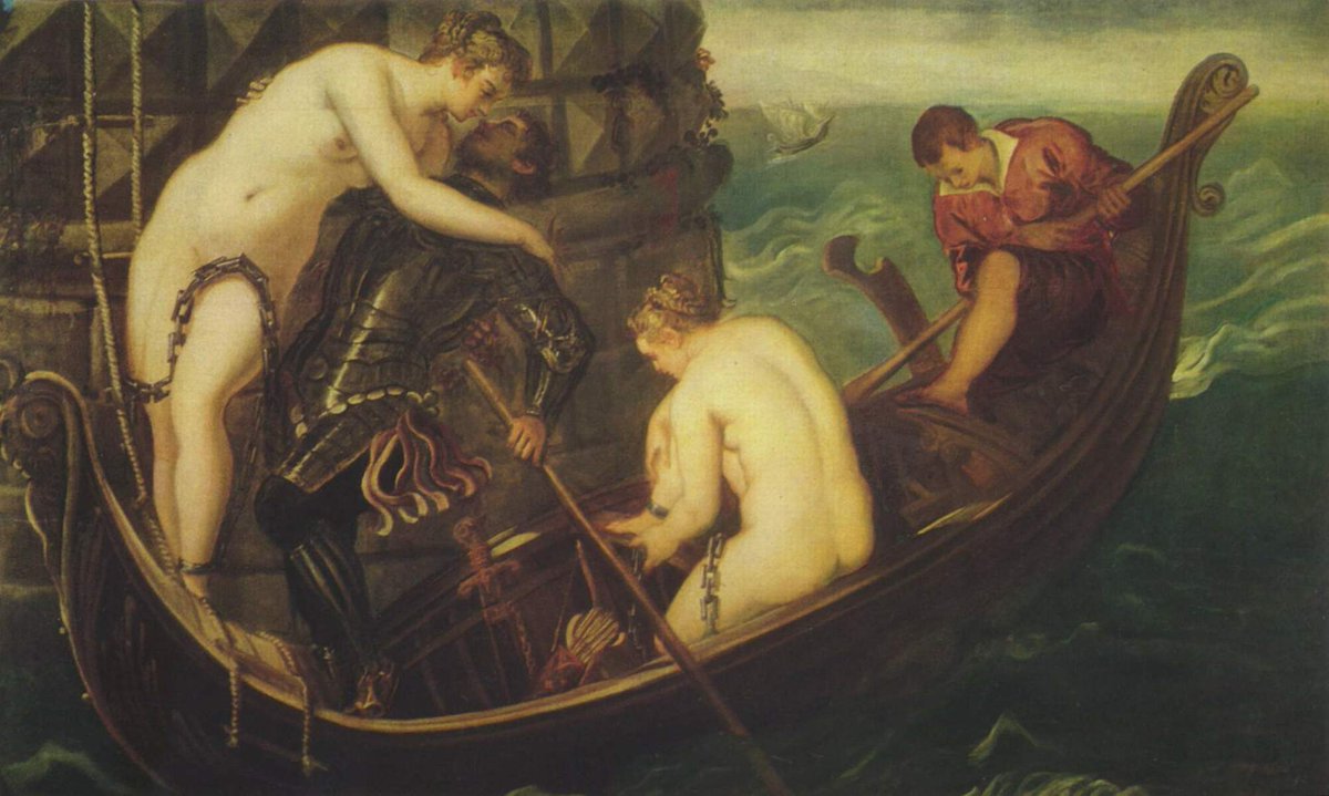 Rescue of Arsinoe wikiart.org/en/tintoretto/…