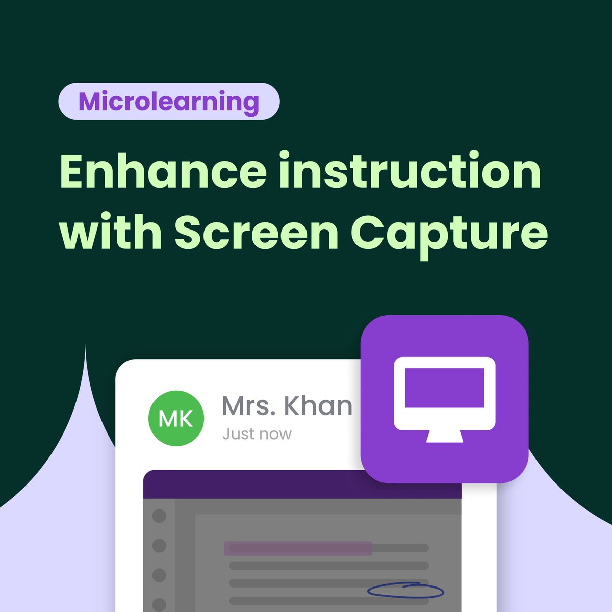If a student is uncertain about a Kami tool, help is just a screen record away! Capture a quick demonstration to show them the ropes effortlessly. Learn more 👉 kami.app/QSV-C43-G3C-s1S