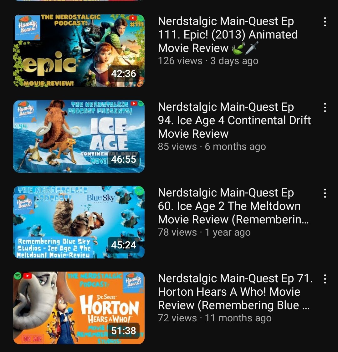 I honestly love the fact that my most successful animated movie reviews on YT have all been Blue Sky studios movies 🥰 thank you to everyone who shows love and supports me on YouTube!!! Rio 2 is next on the list but that will come this summer 😉 #podcast #podcasting