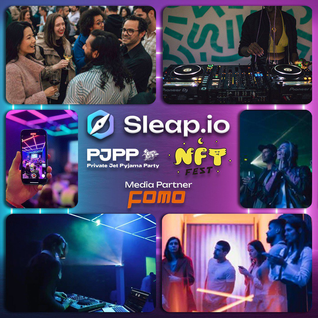 Join Sleap.io and partners such as @pjpp_club , @magFOMO and @NFTFESTWTF for an electrifying evening as we kick off @NFCsummit Lisbon in style! 🥂 Dive into the heart of Web3 culture at the iconic Poolside, Lisbon's premier hub for all things blockchain and