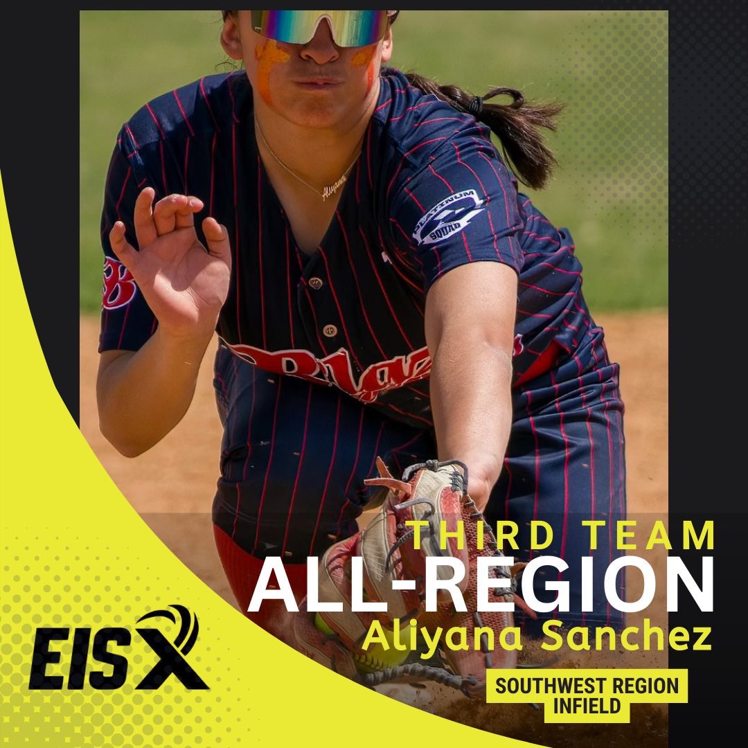 Way to go Aliyana Sanchez on being selected Third Team All-Region Infield from Extra Inning Softball! #BlazeOn