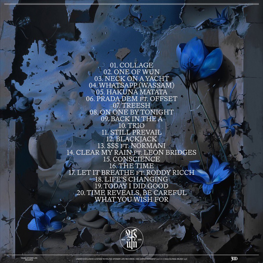 Gunna reveals the tracklist for his new album dropping Friday