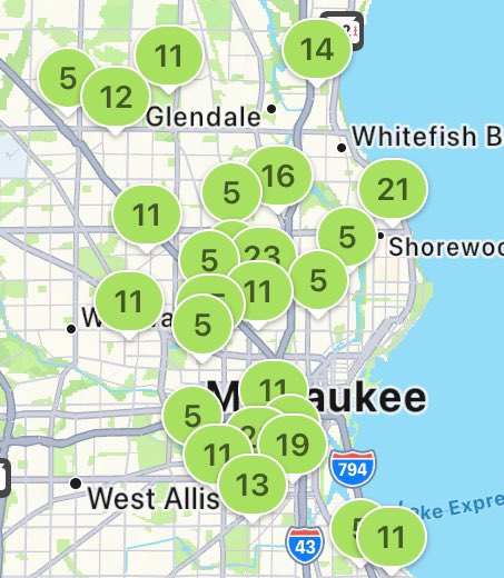 Milwaukee, Wisconsin is experiencing good air quality. To see what your air quality is like, download our free app. #milwaukee #wisconsin #airquality #airpollution iqair.com/us/air-quality…
