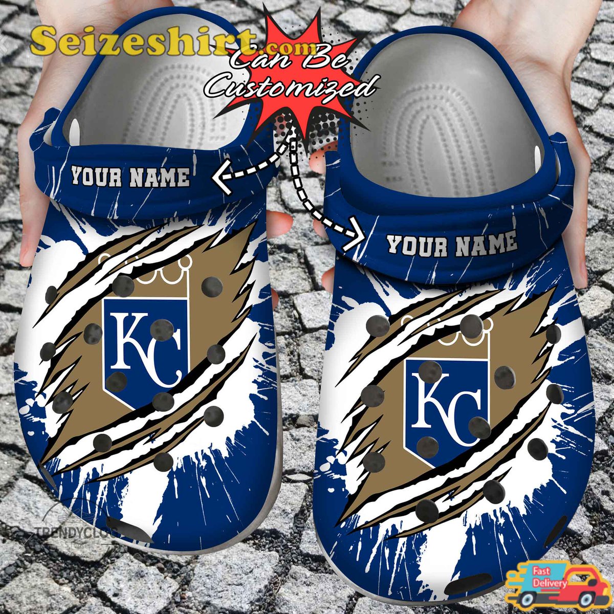 Personalized Kansas City Royals Baseball Crocs 
seizeshirt.com/personalized-k… 
#MILvsKC #KansasCityRoyals #Royals #KCRoyals #KCMO #Foreverroyal #Royalsbaseball #MLB #Baseball #Seizeshirt