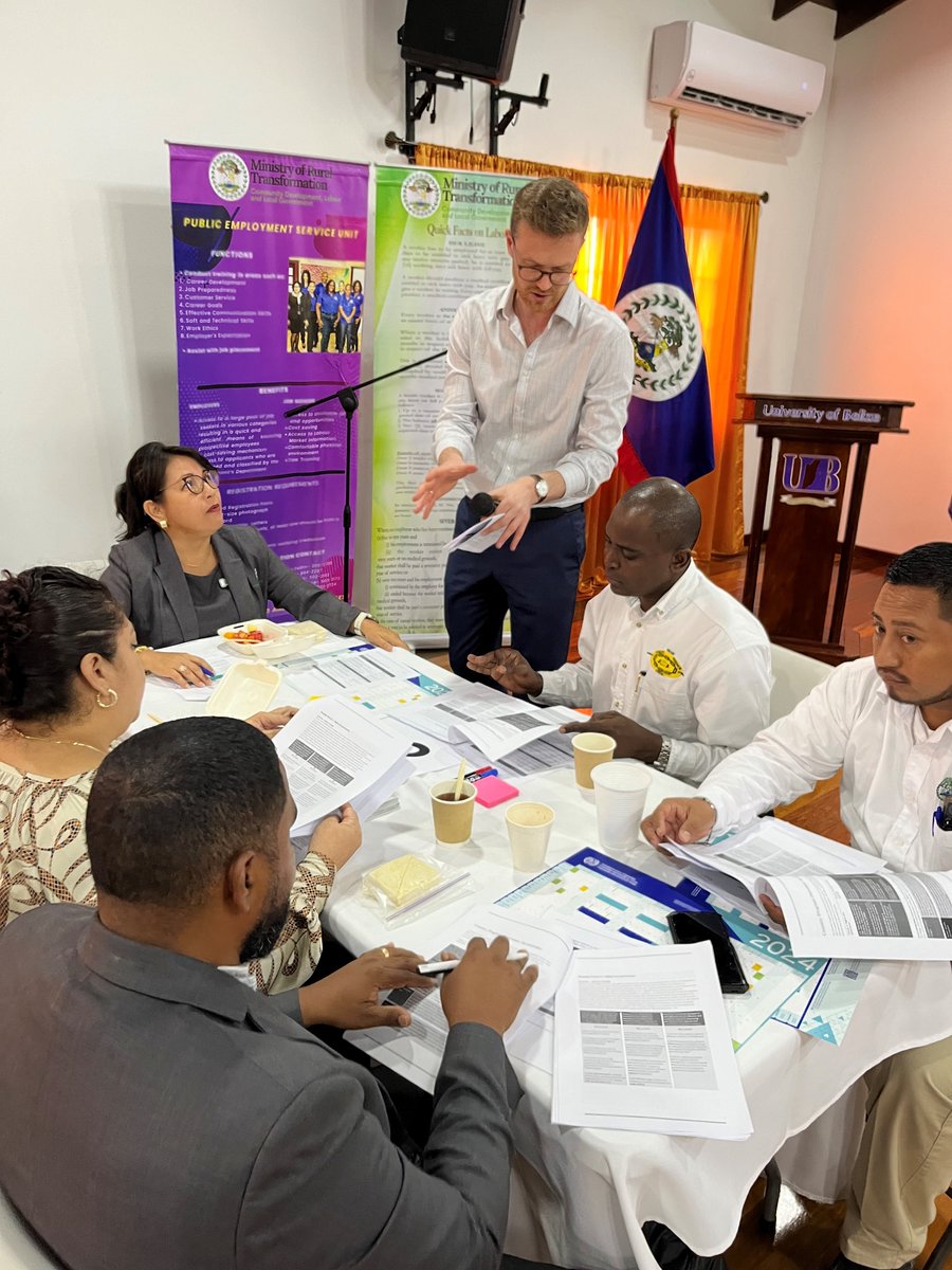 @jonitokomusa @BelizeChamber @unicefbelize @TUCBelize 🗓️08 May 2024
Group discussions on establishing DWCP priorities, outcomes, and the critical steps of measuring success through clear indicators and targets. This collaborative effort is grounded in social dialogue @BelizeChamber @TUCBelize @gobpressoffice @belizegov