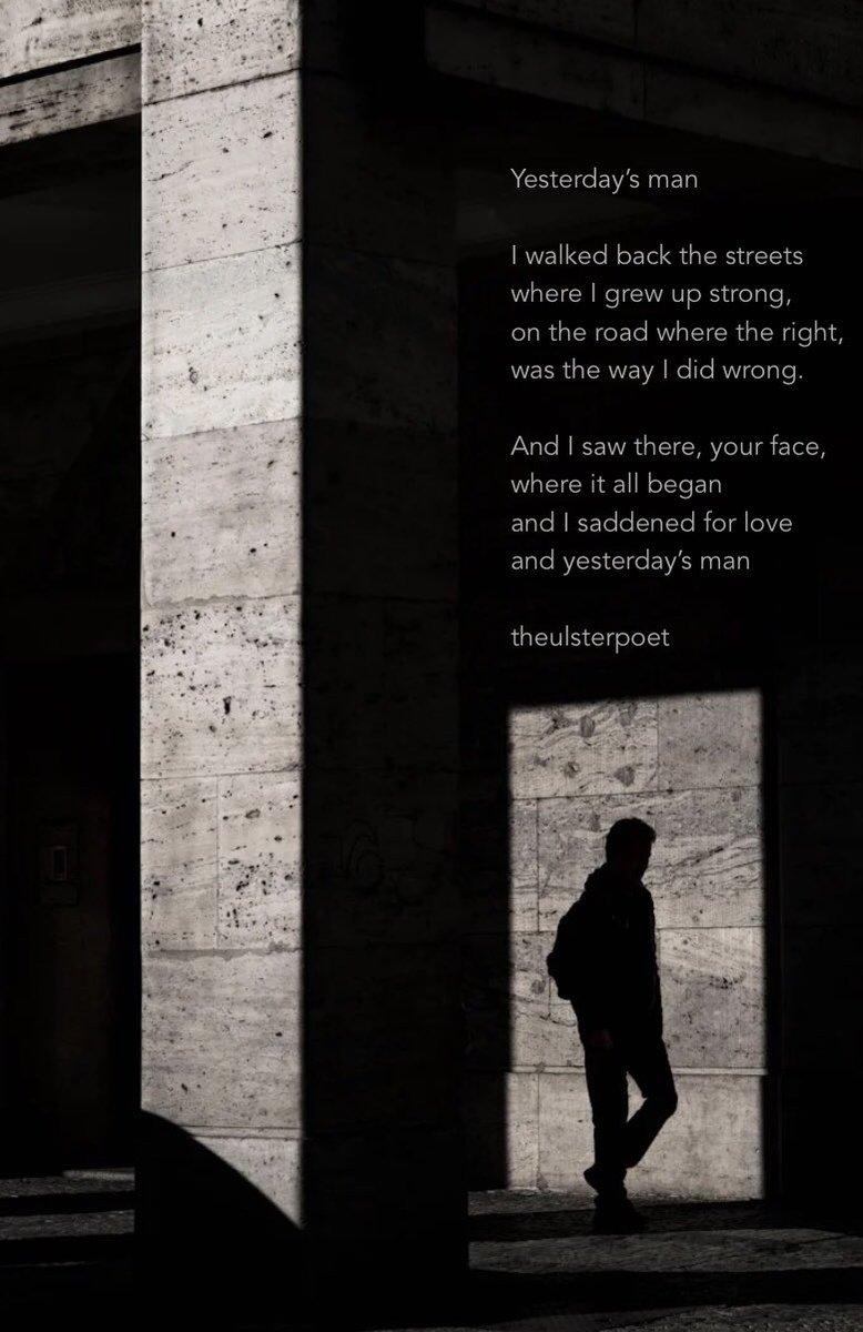 A little sad love poem today …..💔….Yesterday’s man

#poetry #lostlove #mentalhealth #Motivation #Bereavement