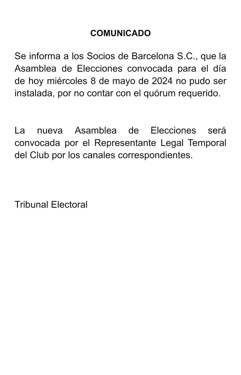 TribunalEBSC's tweet photo. Asamblea de elección: https://t.co/rwudmlFfO8