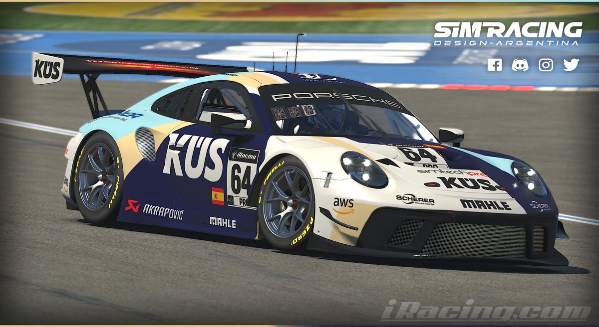 Iracing Porsche GT3 Livery, If you want yours, contact us ...